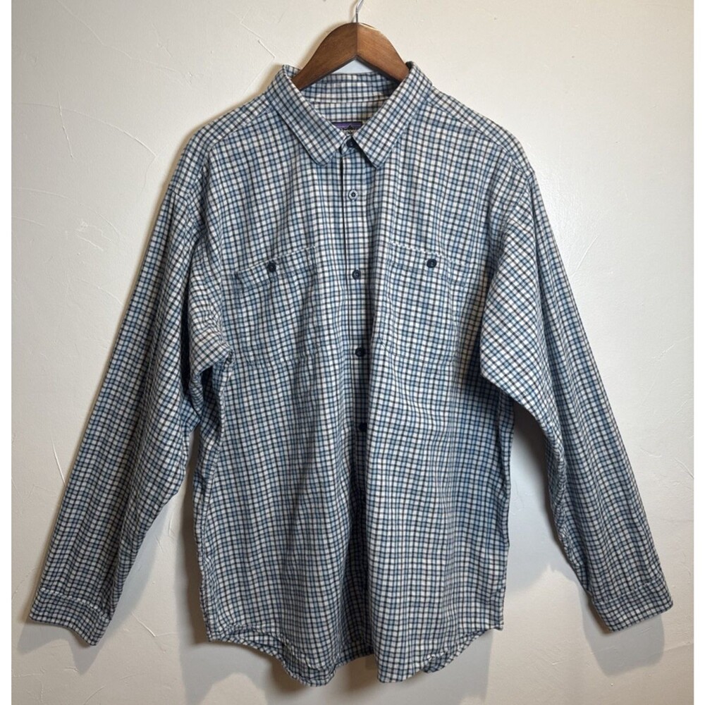 Patagonia Striped Long Sleeve Shirt Men's Size XL Style 53837 Organic Cotton
